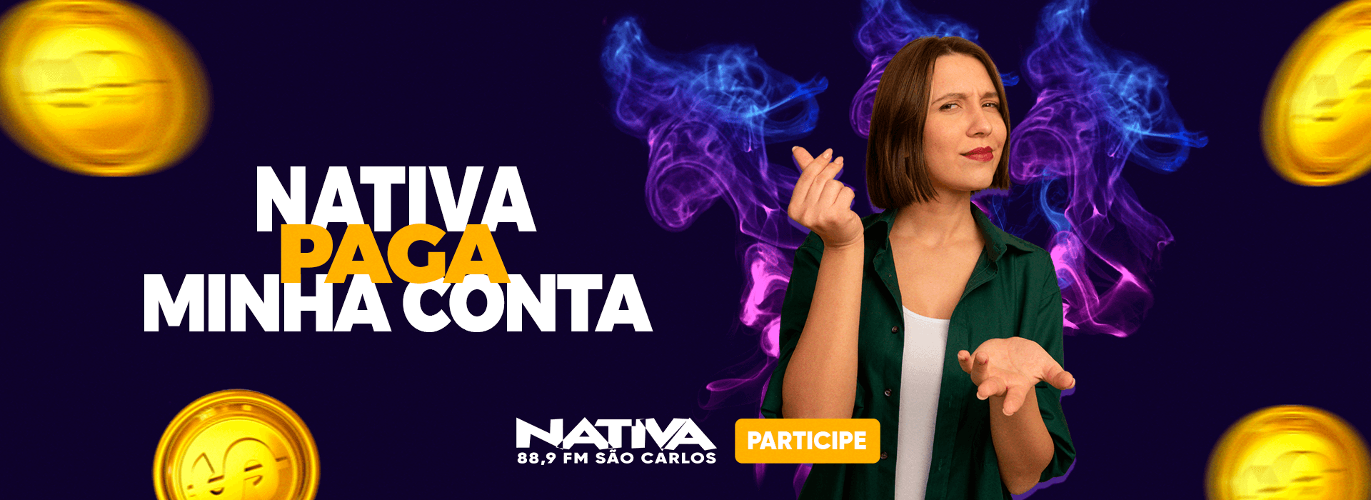 NATIVA PAGA A CONTA