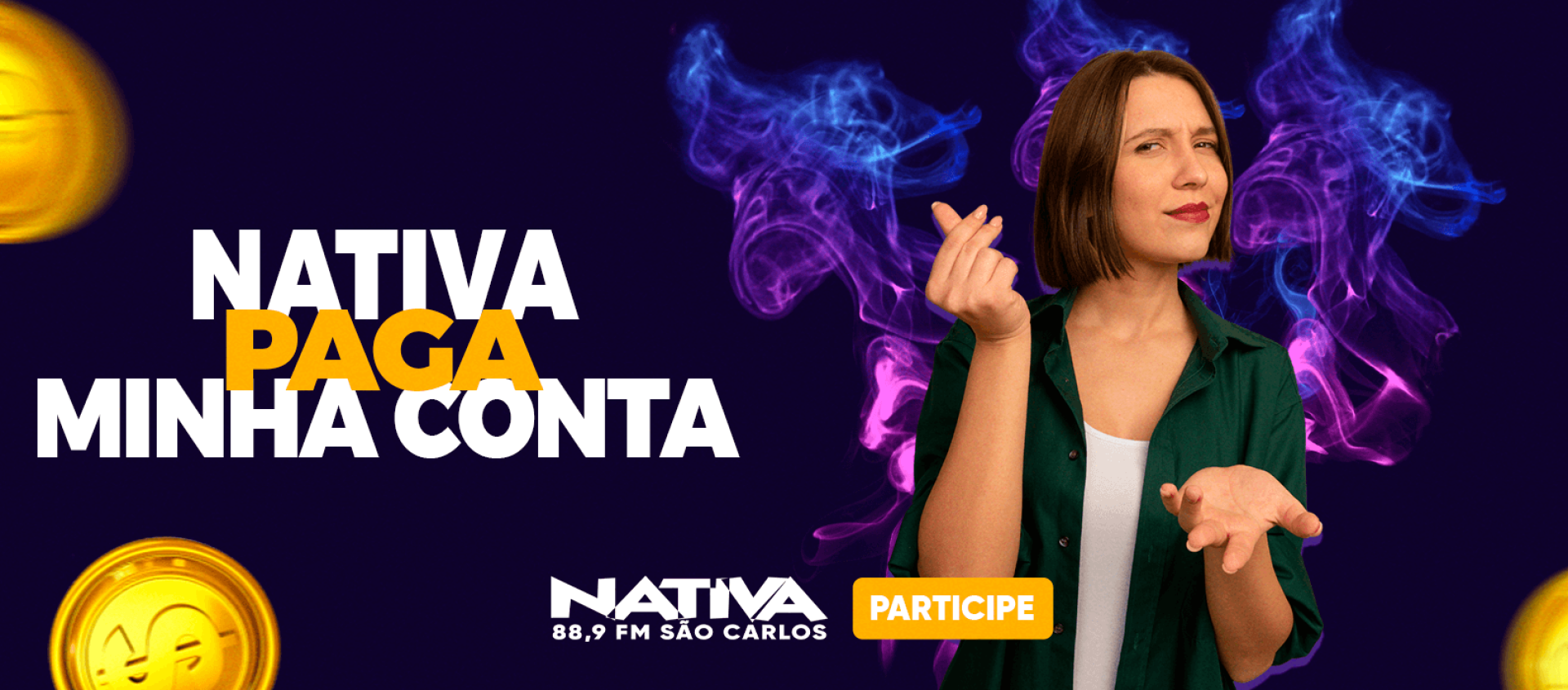 NATIVA PAGA A CONTA